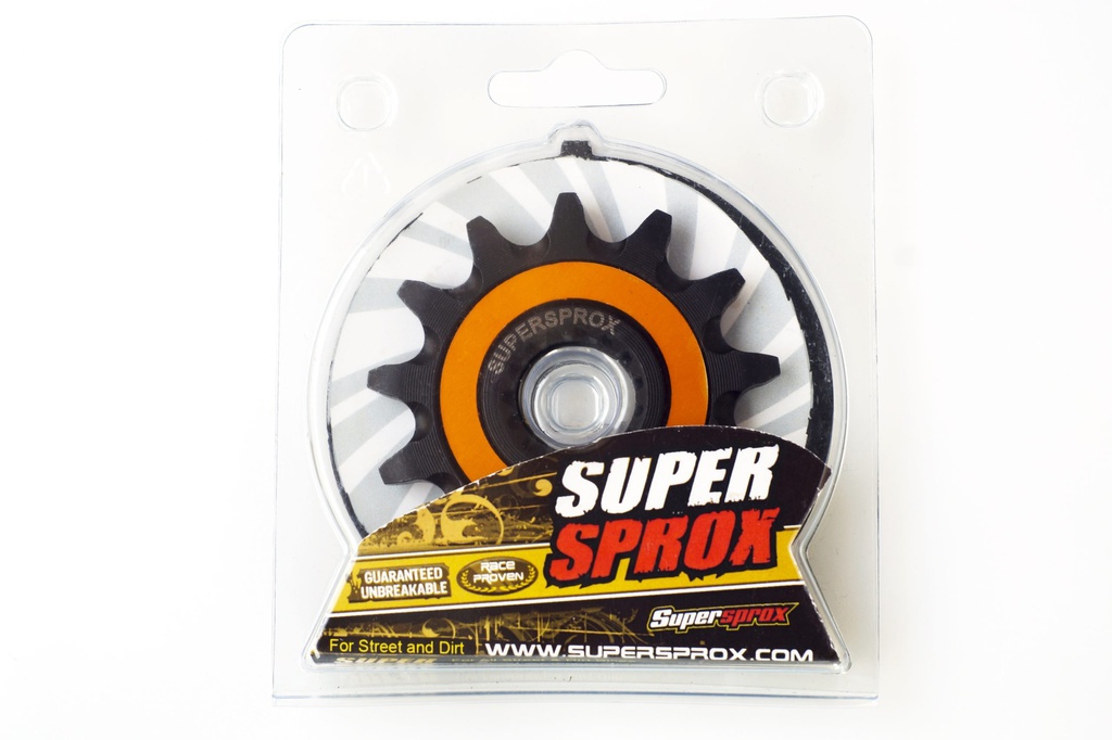 Supersprox Steel Front Sprocket 14T Forged Orange KTM