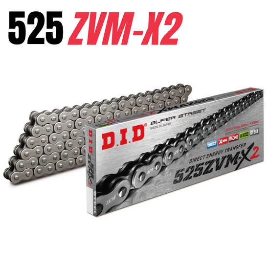 DID Chain 525 120L ZVMX X-Ring Rivet Type ZB Steel