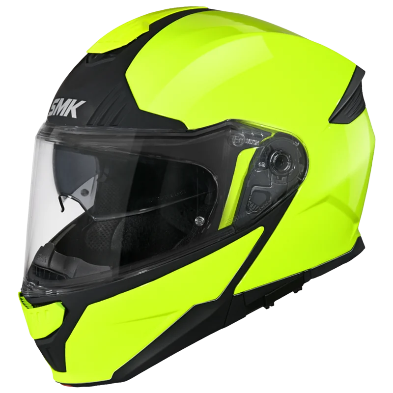 SMK Gullwing Flip Up Helmet Solid Hi Vision