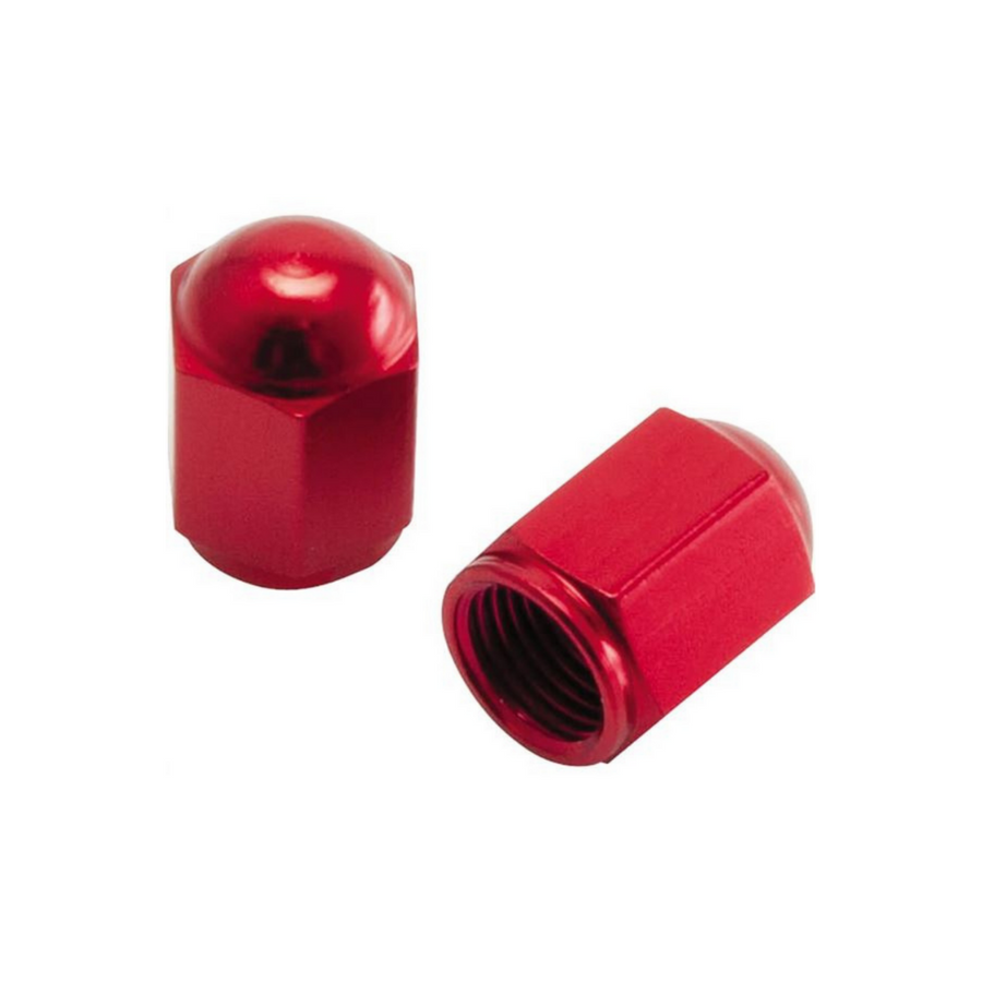 DRC Air Valve Cap Red 2pc