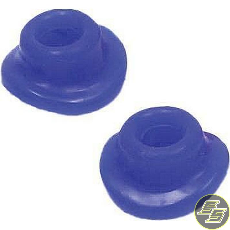 DRC Air Valve Mud Guard Blue 2pc