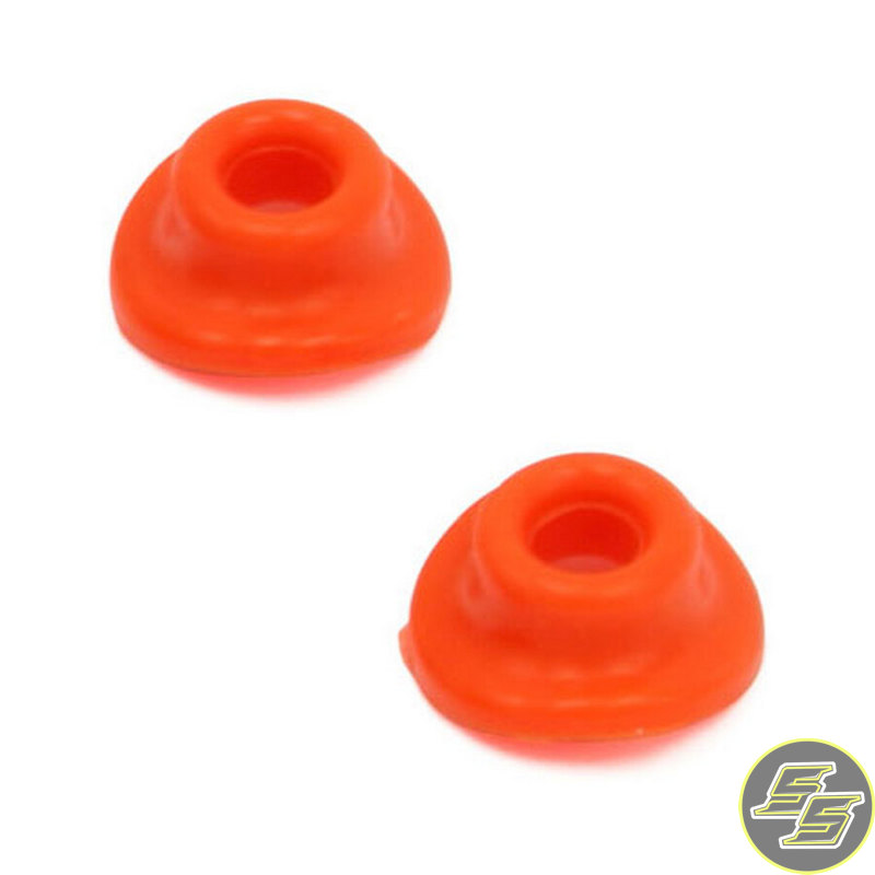 DRC Air Valve Mud Guard Orange 2pc