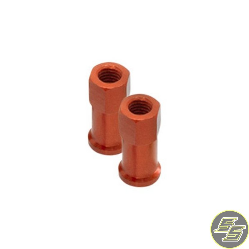 DRC Rim Lock Nuts Orange 2pc