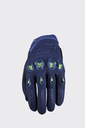Five Stunt Evo2 Road Glove Night Blue/Fluo Yellow