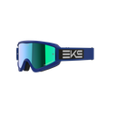 EKS Brand GOX Flat Out Blue Mirror Goggles Blue/Black