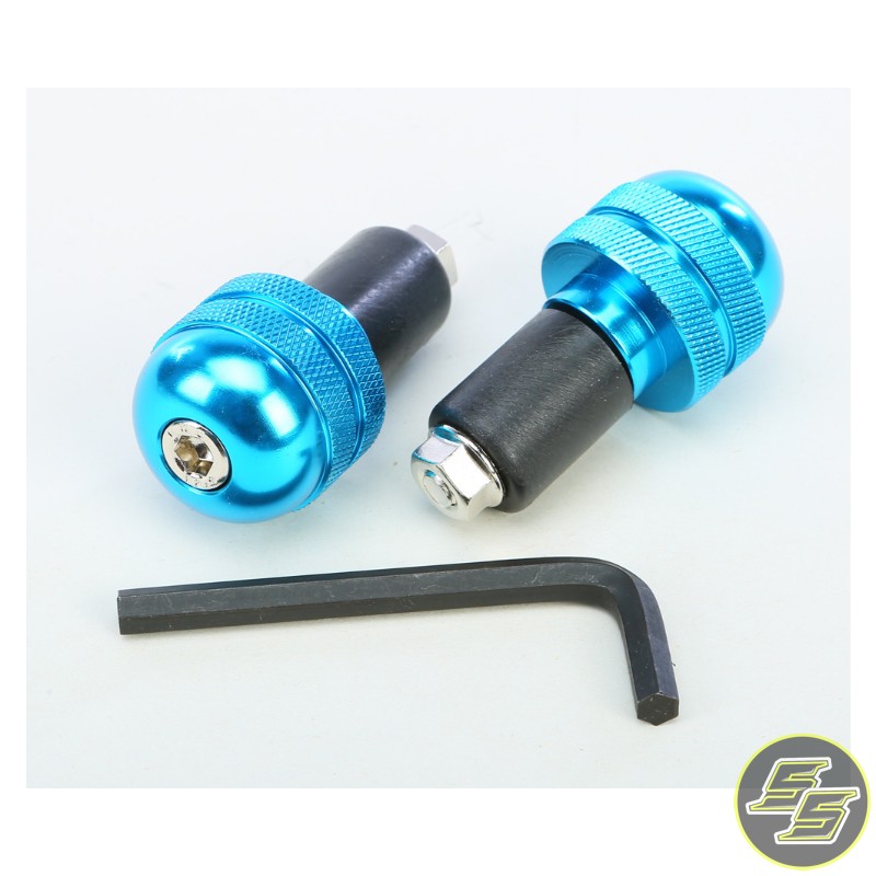 Emgo Bar End Round Blue