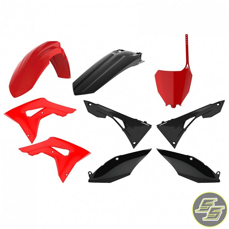 Polisport Plastic Kit Honda CRF250|450R '17-18 Red/Black