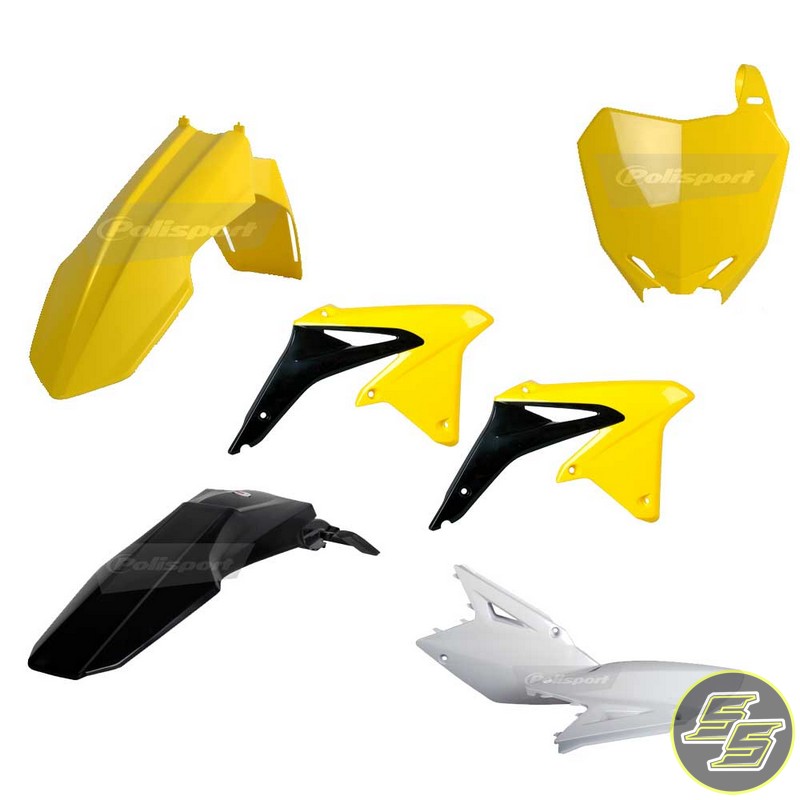 Polisport Plastic Kit Suzuki RMZ450 '08-17 OEM Yellow