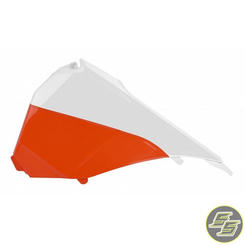 Polisport Airbox Cover KTM SX|XC '13-16 Orange/White