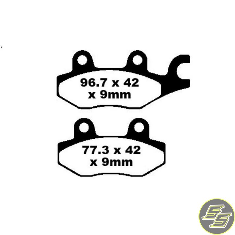 Premier Brake Pad Organic Standard FA197