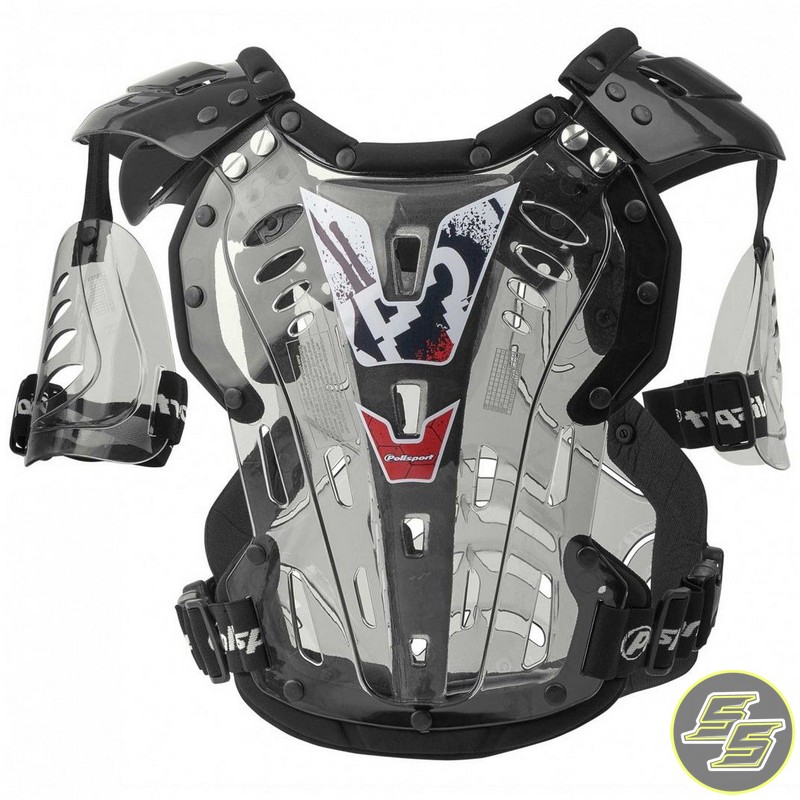 Polisport Chest Protector XP2 Clear/Black