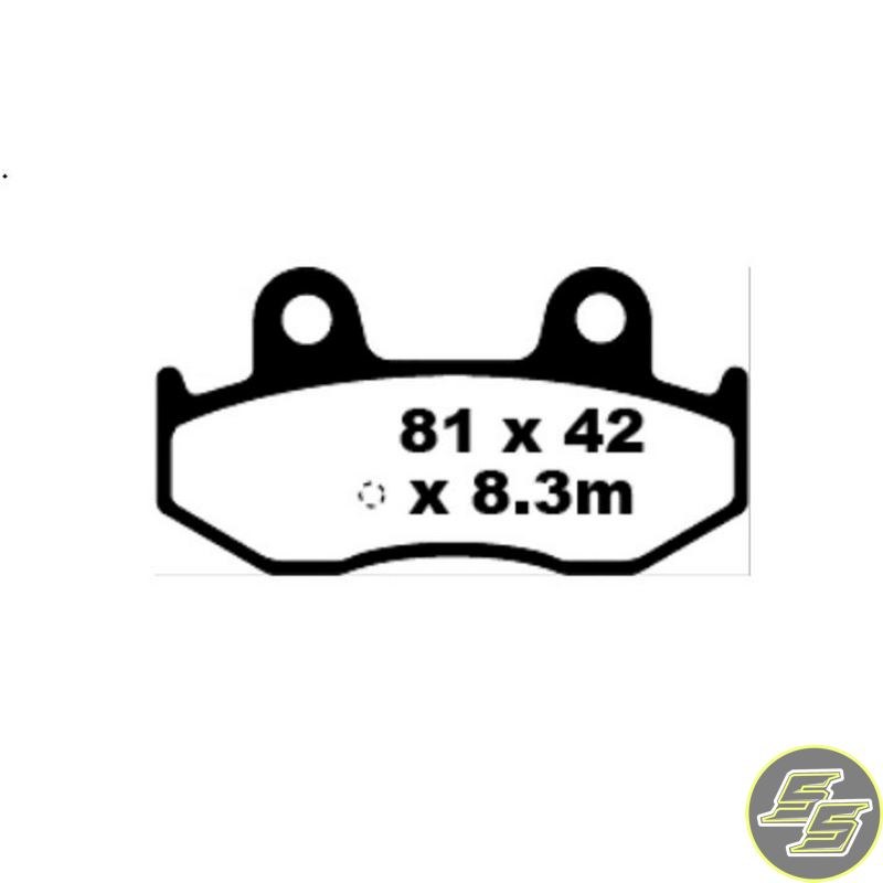 Premier Brake Pad Organic Scooter FA411