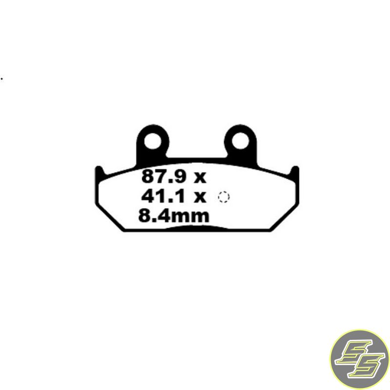 Premier Brake Pad Organic Scooter FA412