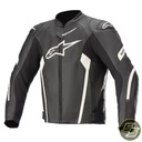 Alpinestars Faster V2 Leather Road Jacket Black/White