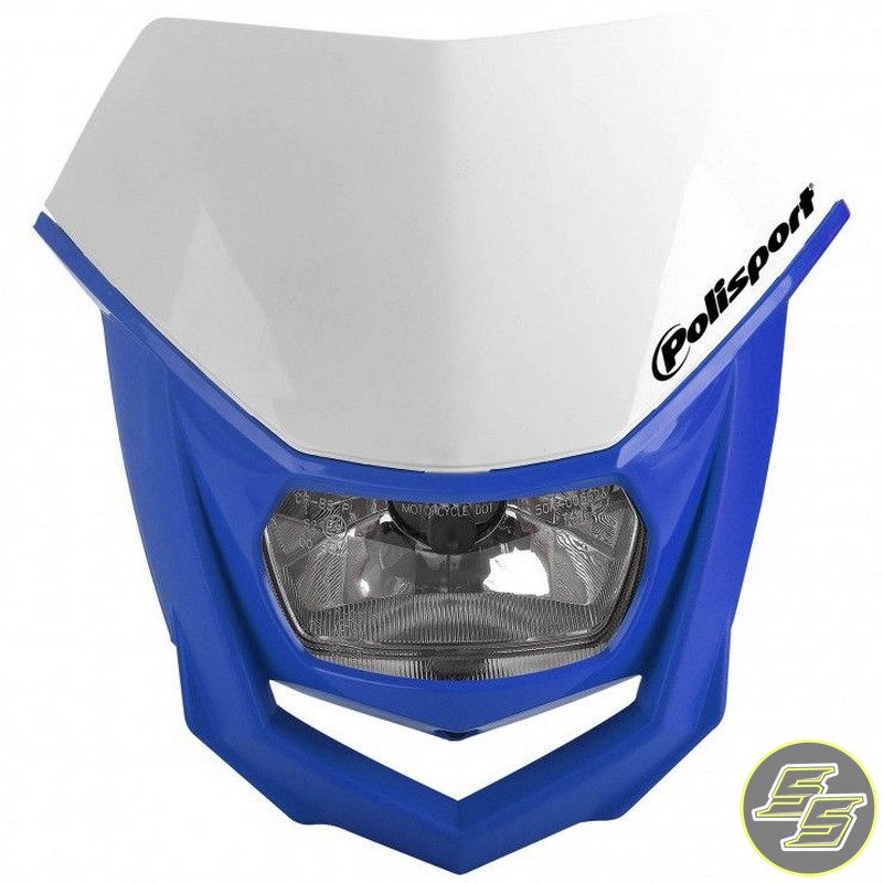 Polisport Halo Headlight White/Blue