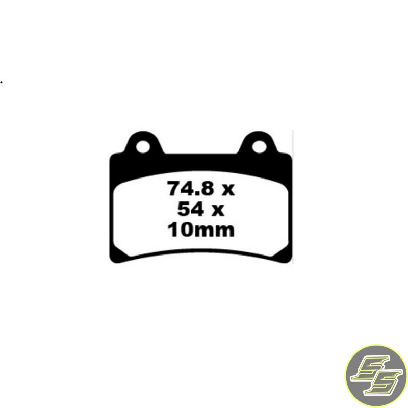 Premier Brake Pad Organic Standard FA123