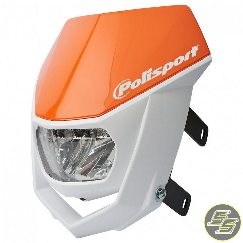 Polisport Halo Led Headlight Orange/White