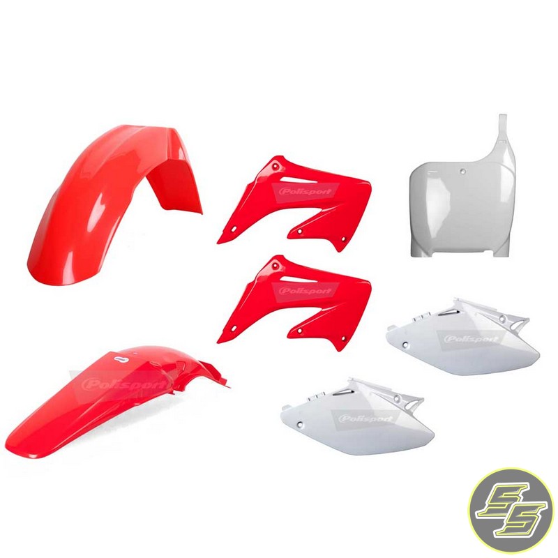 Polisport Plastic Kit Honda CR125|250R '02-03 OEM Red