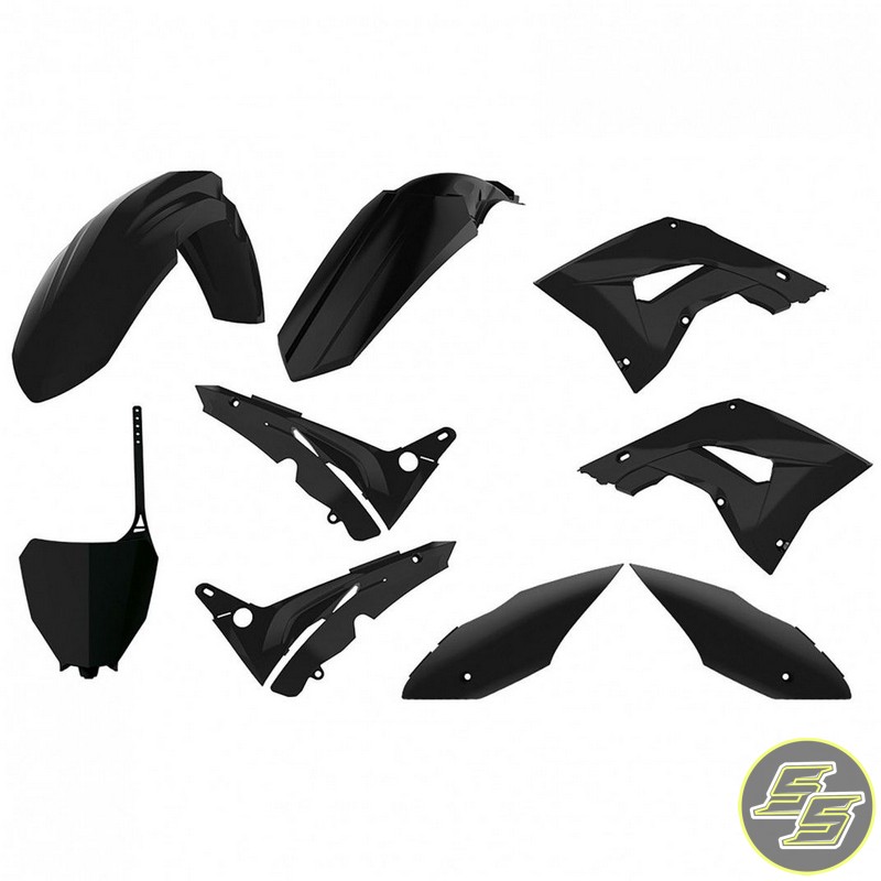 Polisport Plastic Kit Honda CR125|250R '02-07 Restyling Black