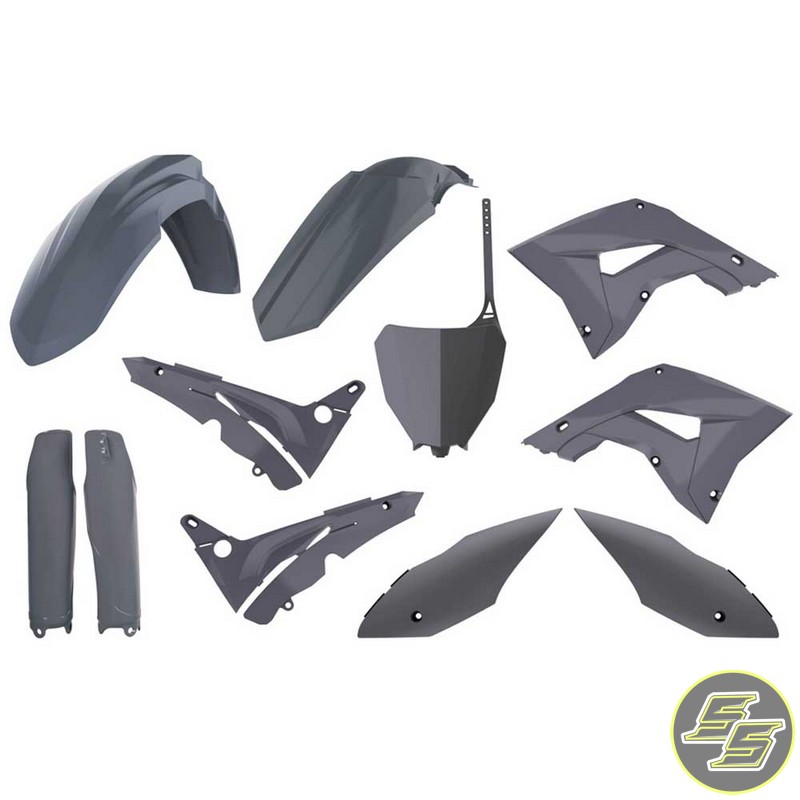 Polisport Plastic Kit Honda CR125|250R '02-07 Restyling Nardo Grey