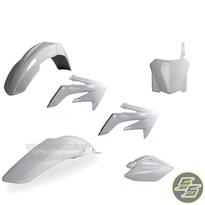 Polisport Plastic Kit Honda CRF250R '08 White