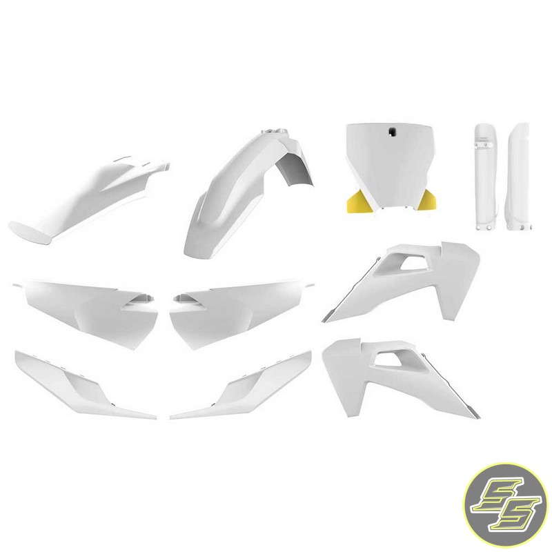 Polisport Plastic Kit Husqvarna TC|FC '19-21 White