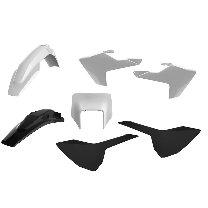 Polisport Plastic Kit Husqvarna TE|FE '17-19 White