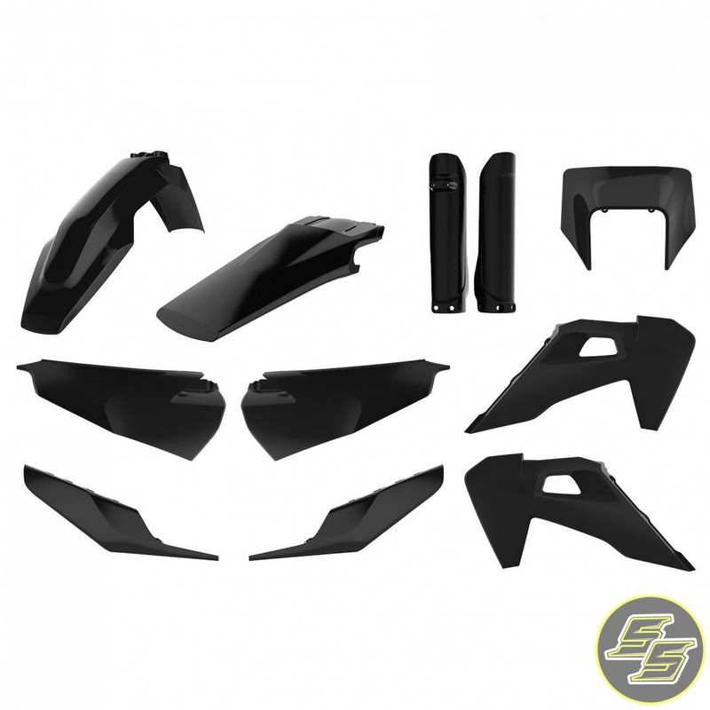 Polisport Plastic Kit Husqvarna TE|FE '20- Black