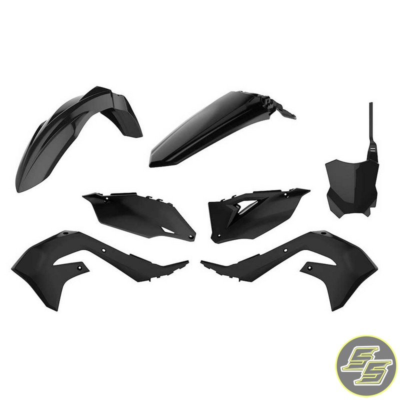 Polisport Plastic Kit Kawasaki KX250|450F '19-21 Black