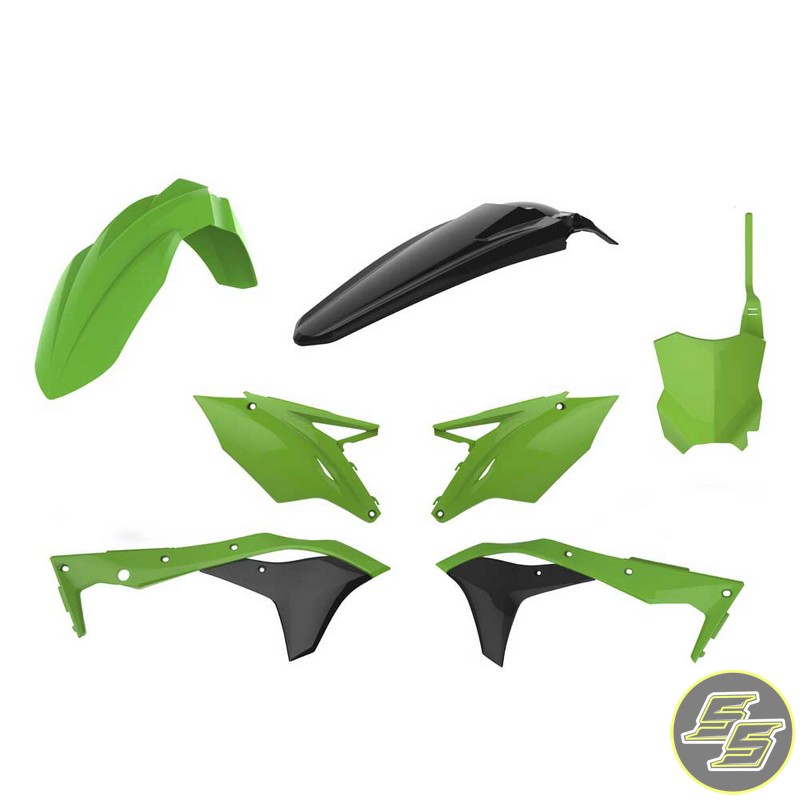 Polisport Plastic Kit Kawasaki KX250F '17-20 Green/Black