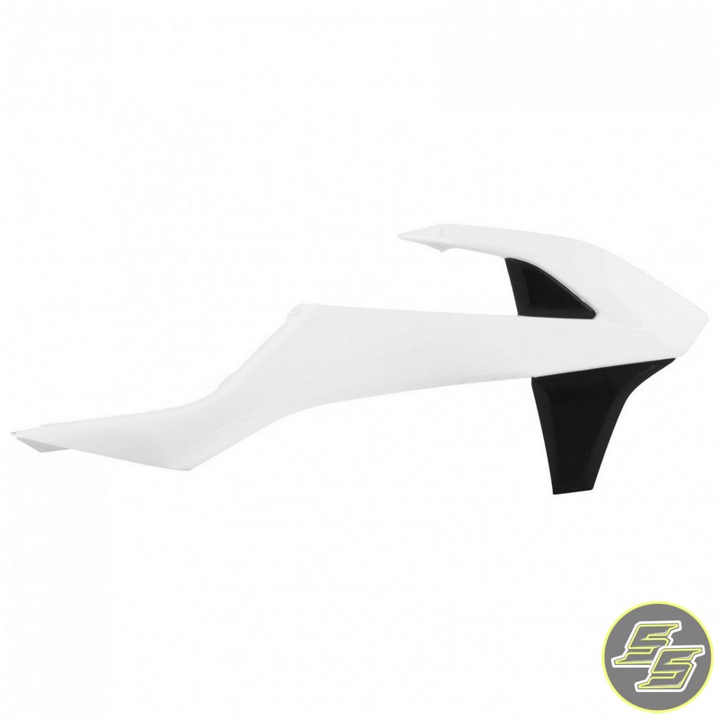 Polisport Radiator Shrouds KTM SX|EXC|XC '16-19 White/Black