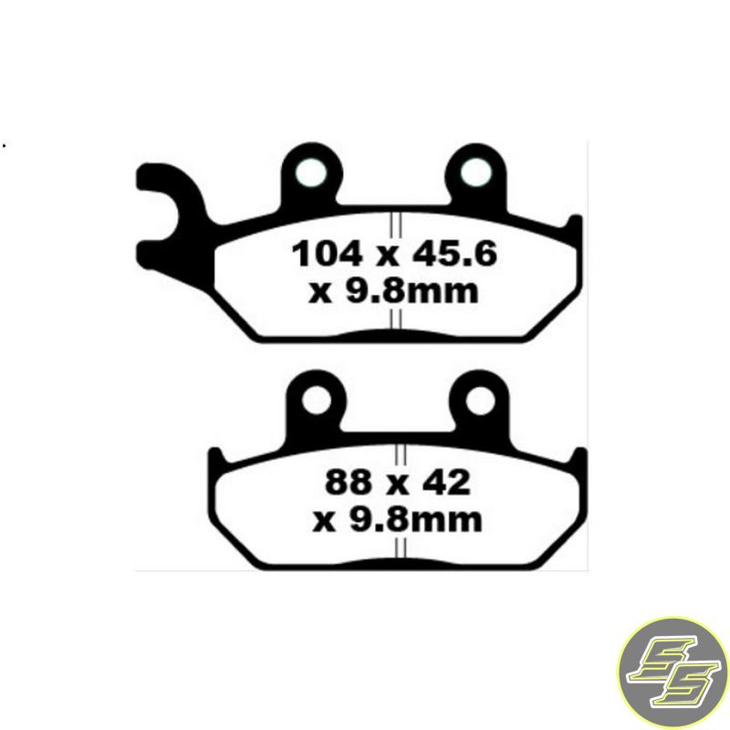 Premier Brake Pad Organic Standard FA172