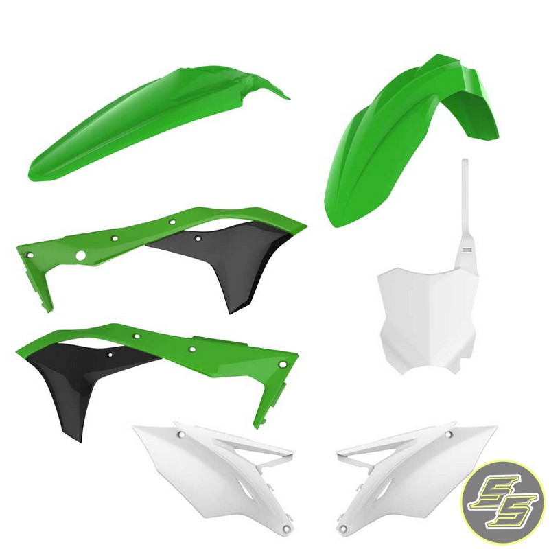 Polisport Plastic Kit Kawasaki KX250F '17-20 OEM Green