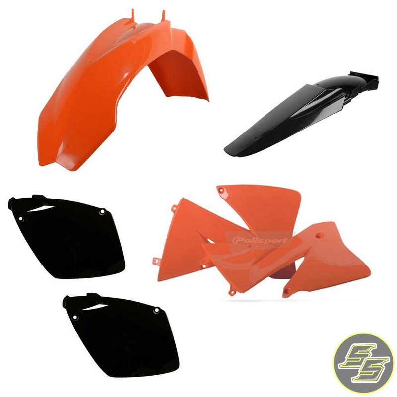 Polisport Plastic Kit KTM EXC|XCW '01-02 OEM Orange