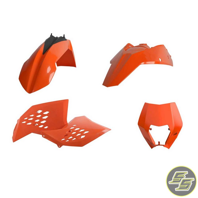 Polisport Plastic Kit KTM EXC|XCW '08-11 OEM Orange