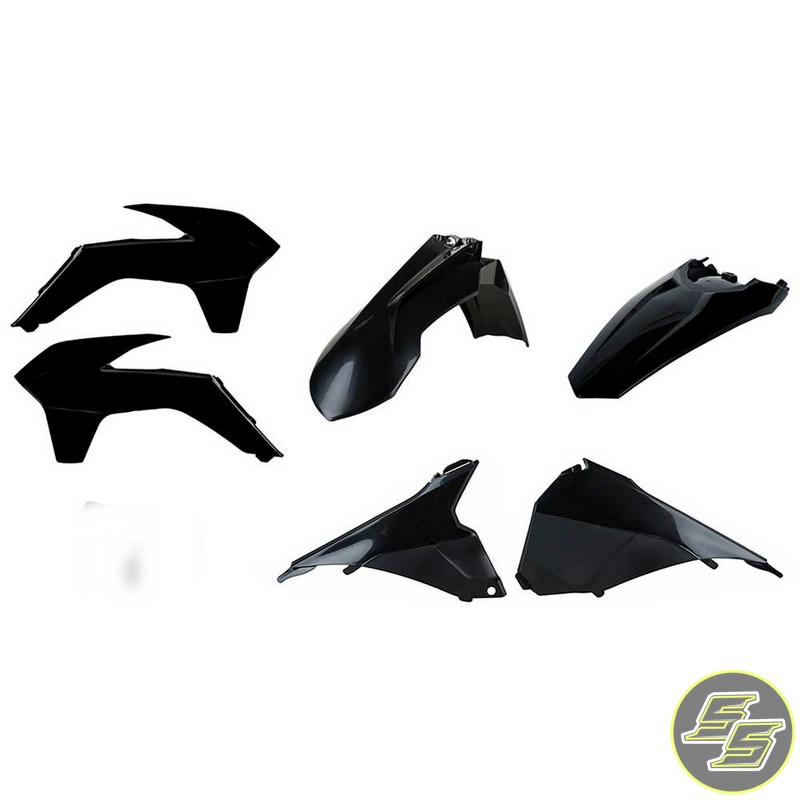 Polisport Plastic Kit KTM EXC|XCW '14-16 Black