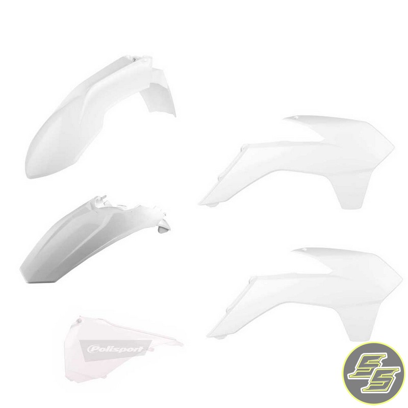 Polisport Plastic Kit KTM EXC|XCW '14-16 White