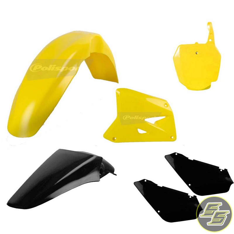 Polisport Plastic Kit Suzuki RM85 '02- OEM Yellow