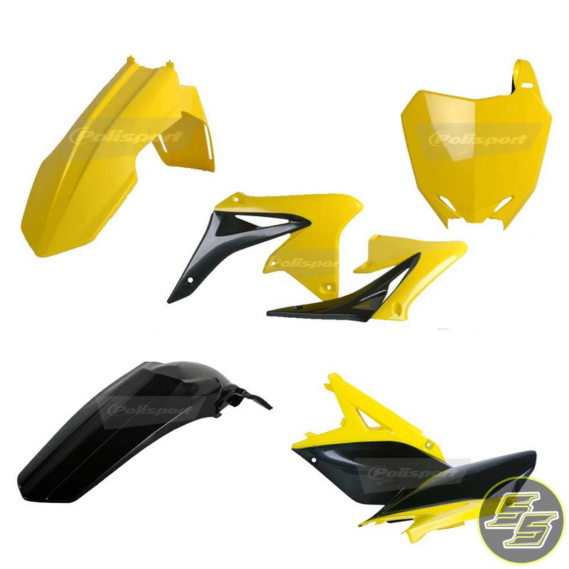 Polisport Plastic Kit Suzuki RMZ250 '10-18 OEM Yellow