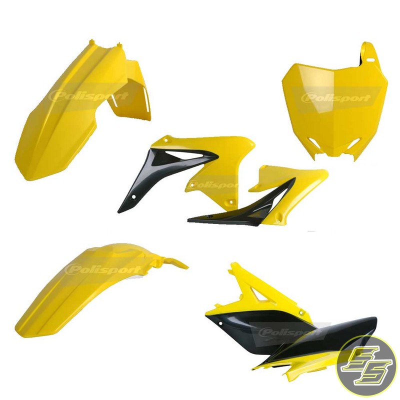 Polisport Plastic Kit Suzuki RMZ250 '10-18 OEM Yellow