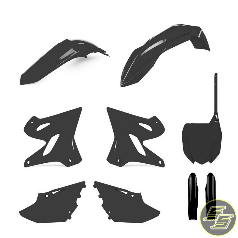 Polisport Plastic Kit Yamaha YZ125|250 '21- Black