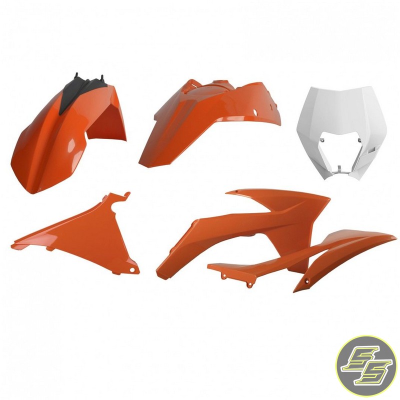 Polisport Plastics Kit KTM EXC/EXC-F/XC-W/XCF-W Enduro OEM Colour 12-13' 90855