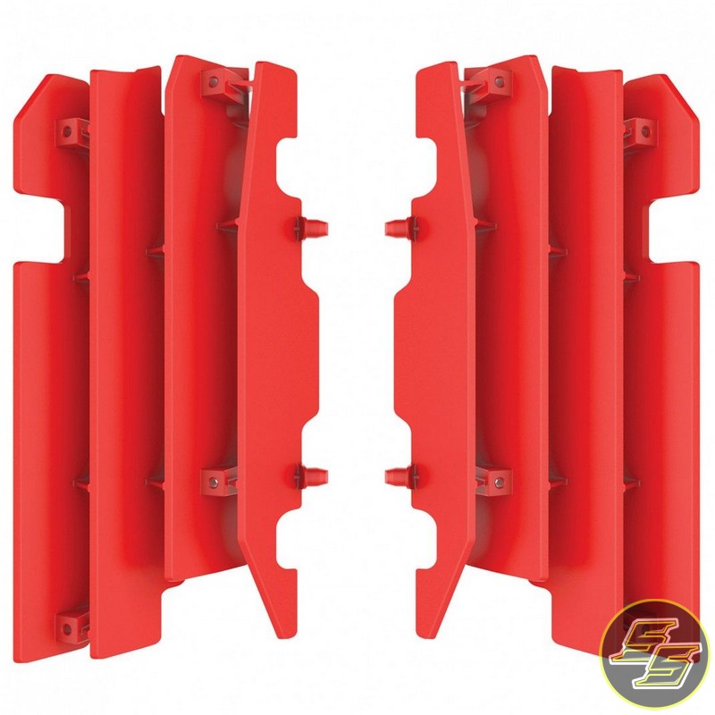 Polisport Radiator Louvers Honda CR125|250|450R '00-04 Red