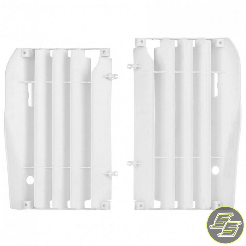 Polisport Radiator Louvers Honda CRF250R '10-13 White