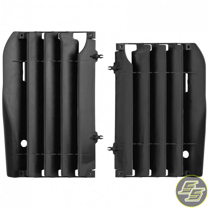 Polisport Radiator Louvers Honda CRF450R '09-12 Black