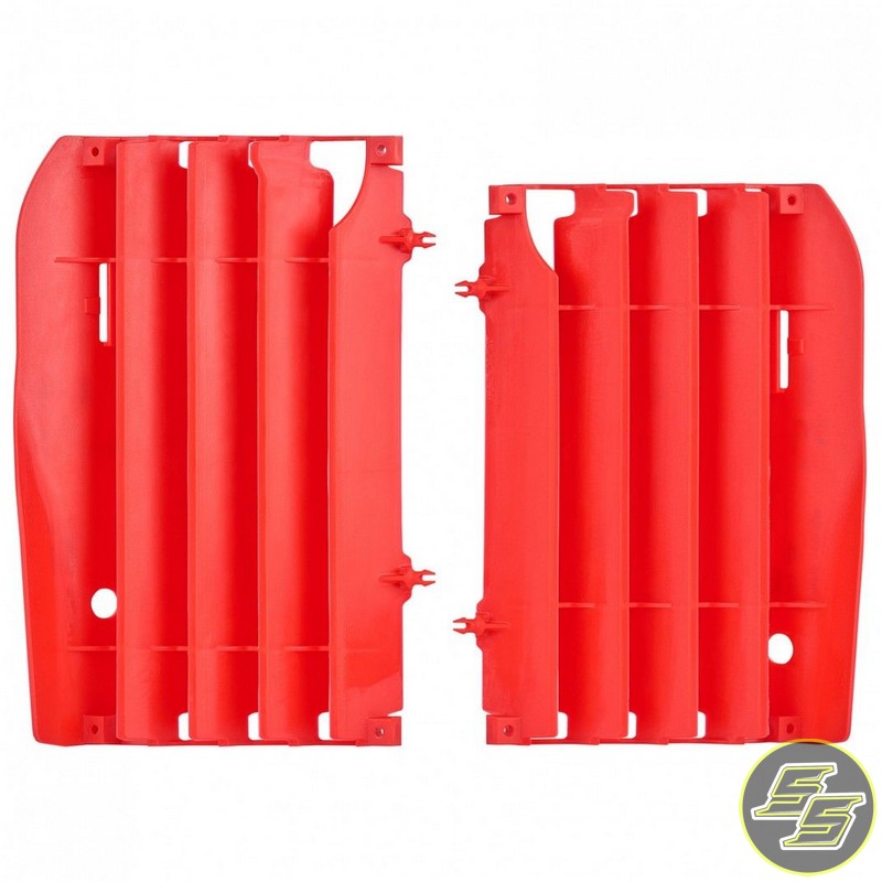 Polisport Radiator Louvers Honda CRF450R '09-12 Red