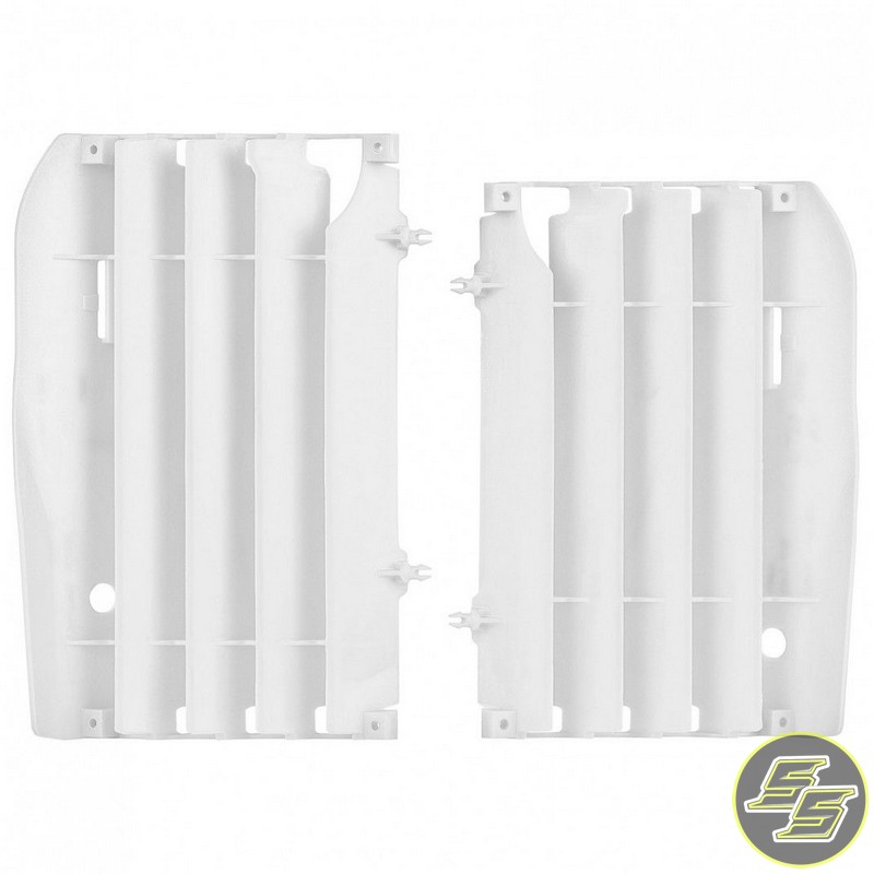 Polisport Radiator Louvers Honda CRF450R '09-12 White