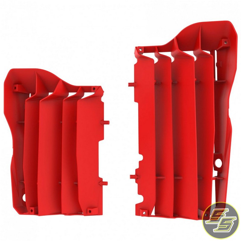 Polisport Radiator Louvers Honda CRF450R '17-20 Red