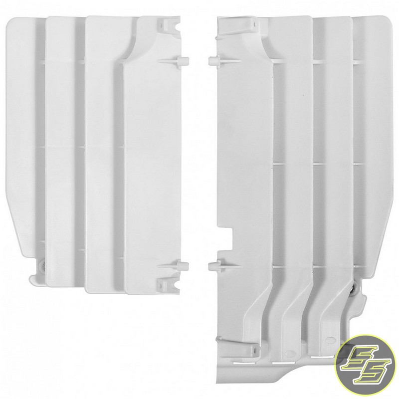 Polisport Radiator Louvers Suzuki RMZ250 '10-18 White