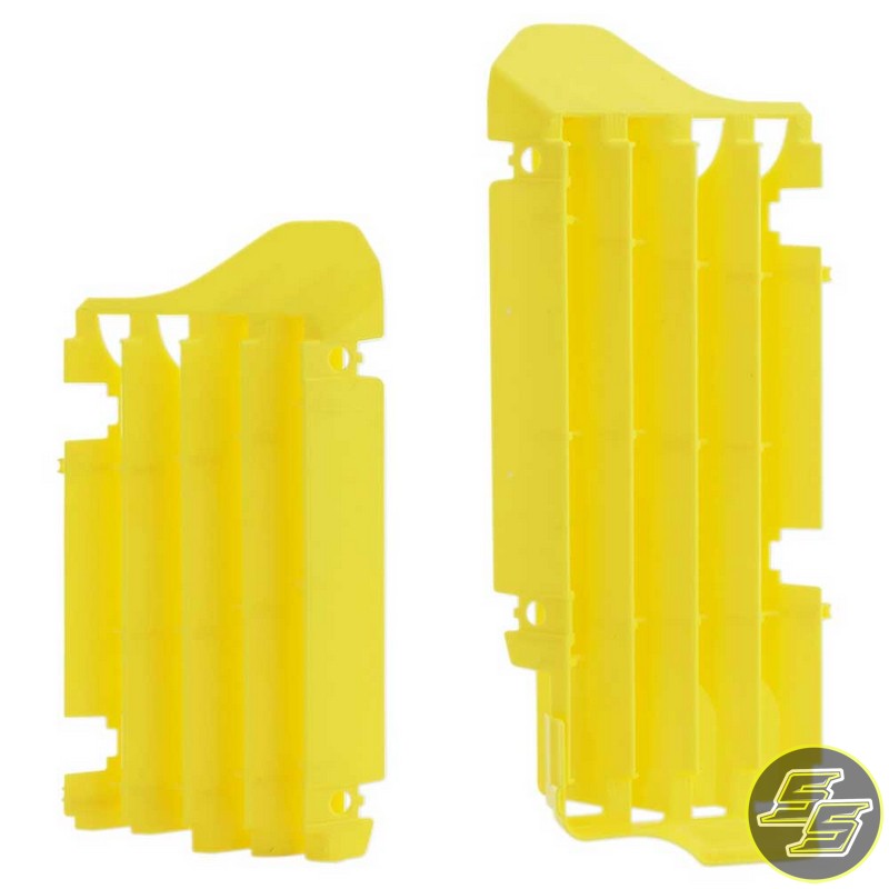 Polisport Radiator Louvers Suzuki RMZ450 '05-17 Yellow